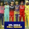 IPL Teams Squads 2024
